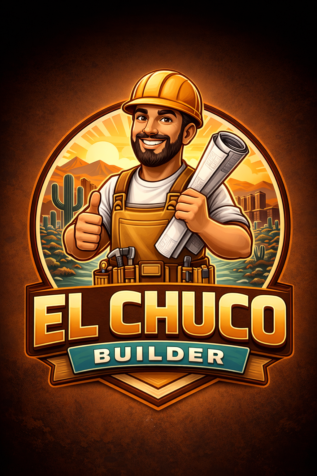 El Chuco Builder mascot